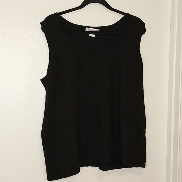 Roaman's Tops - 3/$15 Roaman's black knit shell/layering piece
